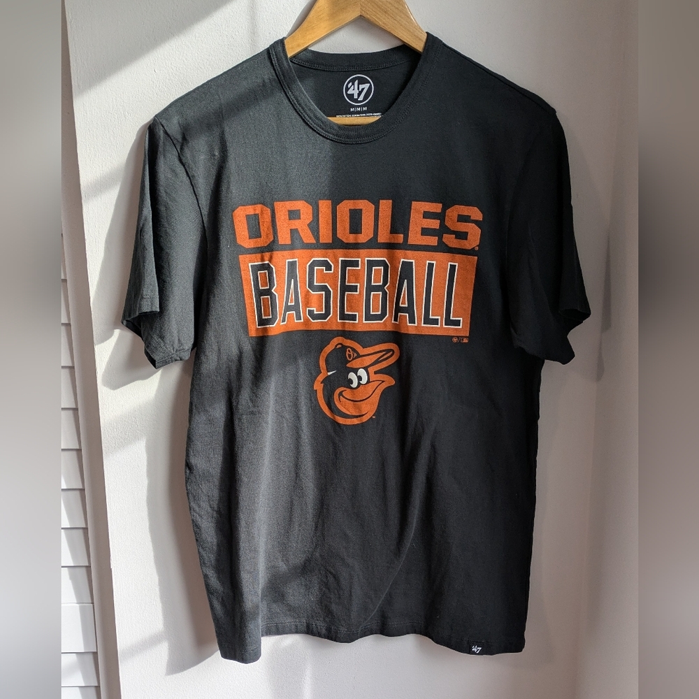 '47 Orioles Baseball Graphic T-Shirt 100% Cotton Size M